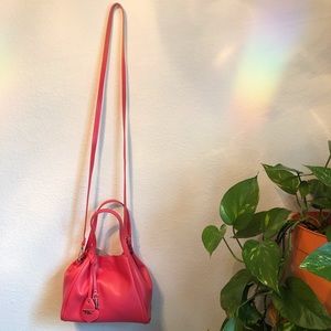 Pink Poverty Flats shoulder bag